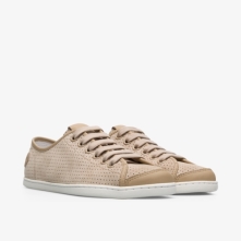 Camper Uno Womens Sneakers US-16799 Beige Online Clearance